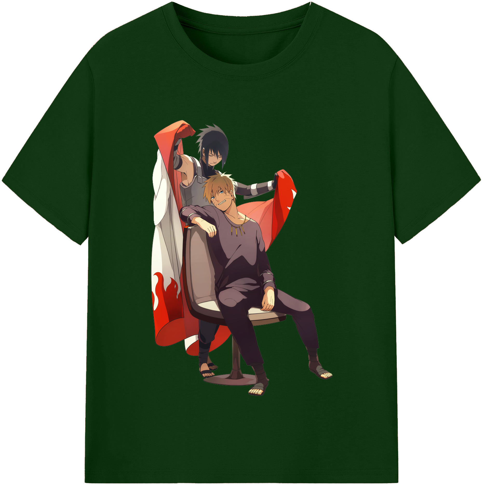 （画像用） NARUTO -ナルト- うずまき ナルト Uzumaki Naruto 綿100％半袖Tシャツ（フロントプリント）